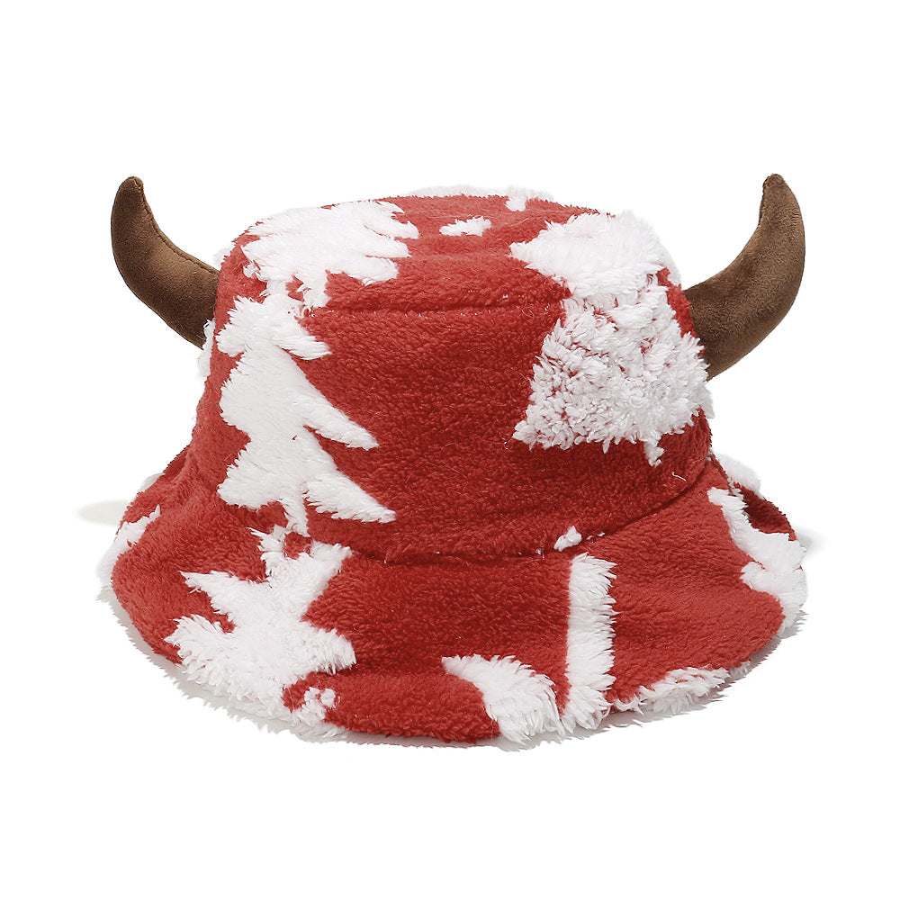 Christmas Tree Horn Beanie - Cozy & Cute Winter Hat