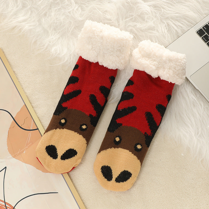 Cozy Velvet Slipper Socks for Women - Ultra-Thick Warmth