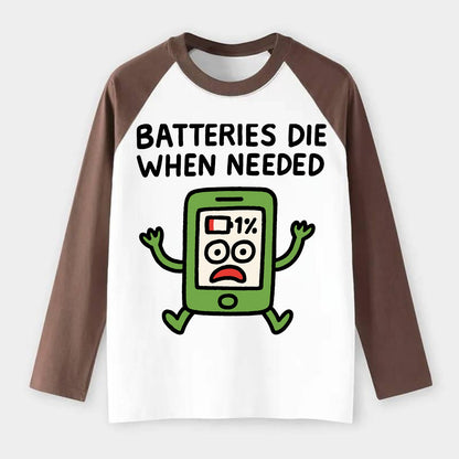 Hammer and Anvil  - Raglan Long Sleeve T-Shirt - Coffee