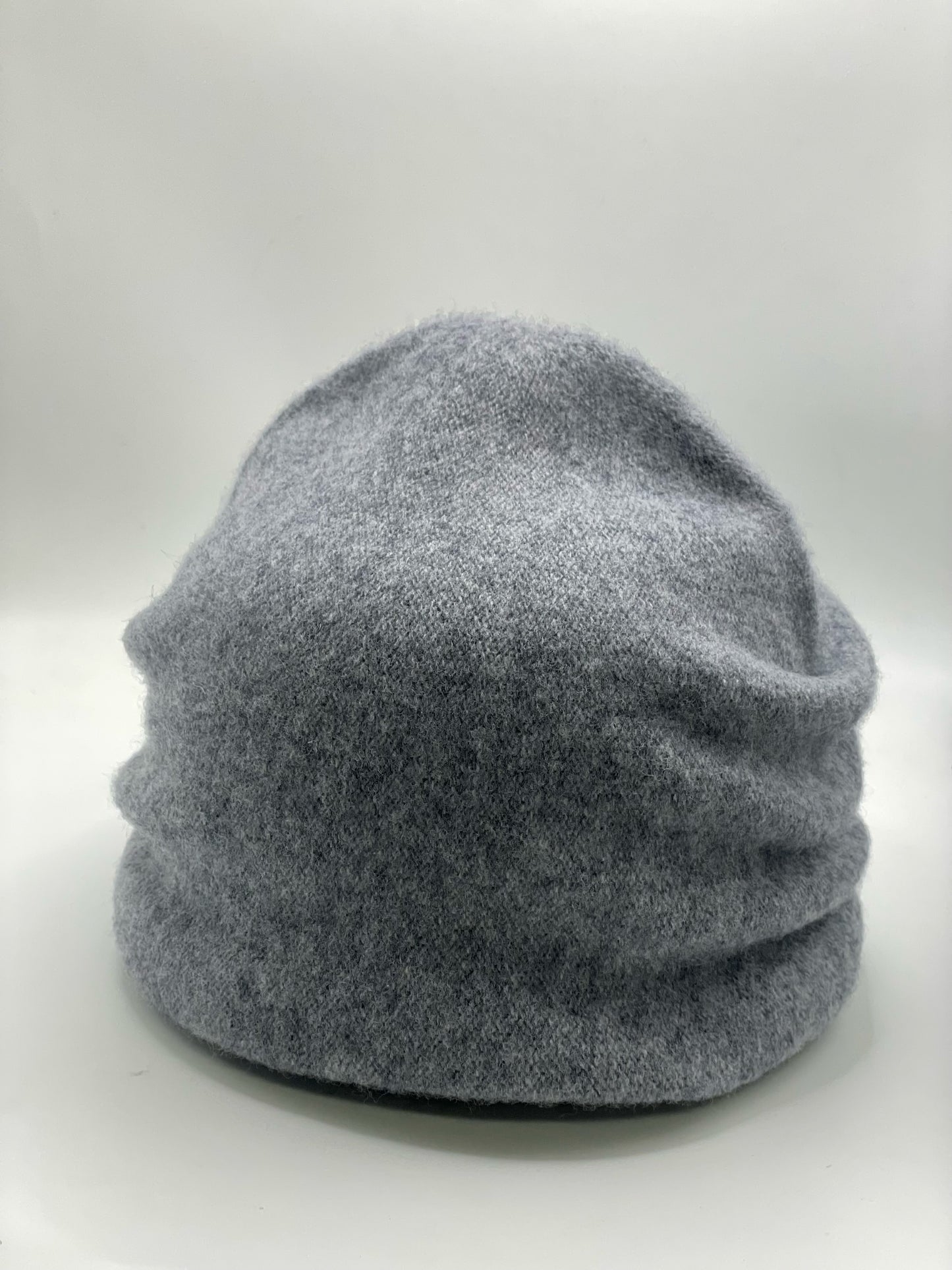 Gorro de punto Pandaize 100 % lana merino con elegante borde enrollado: gorro unisex de moda para otoño/invierno.