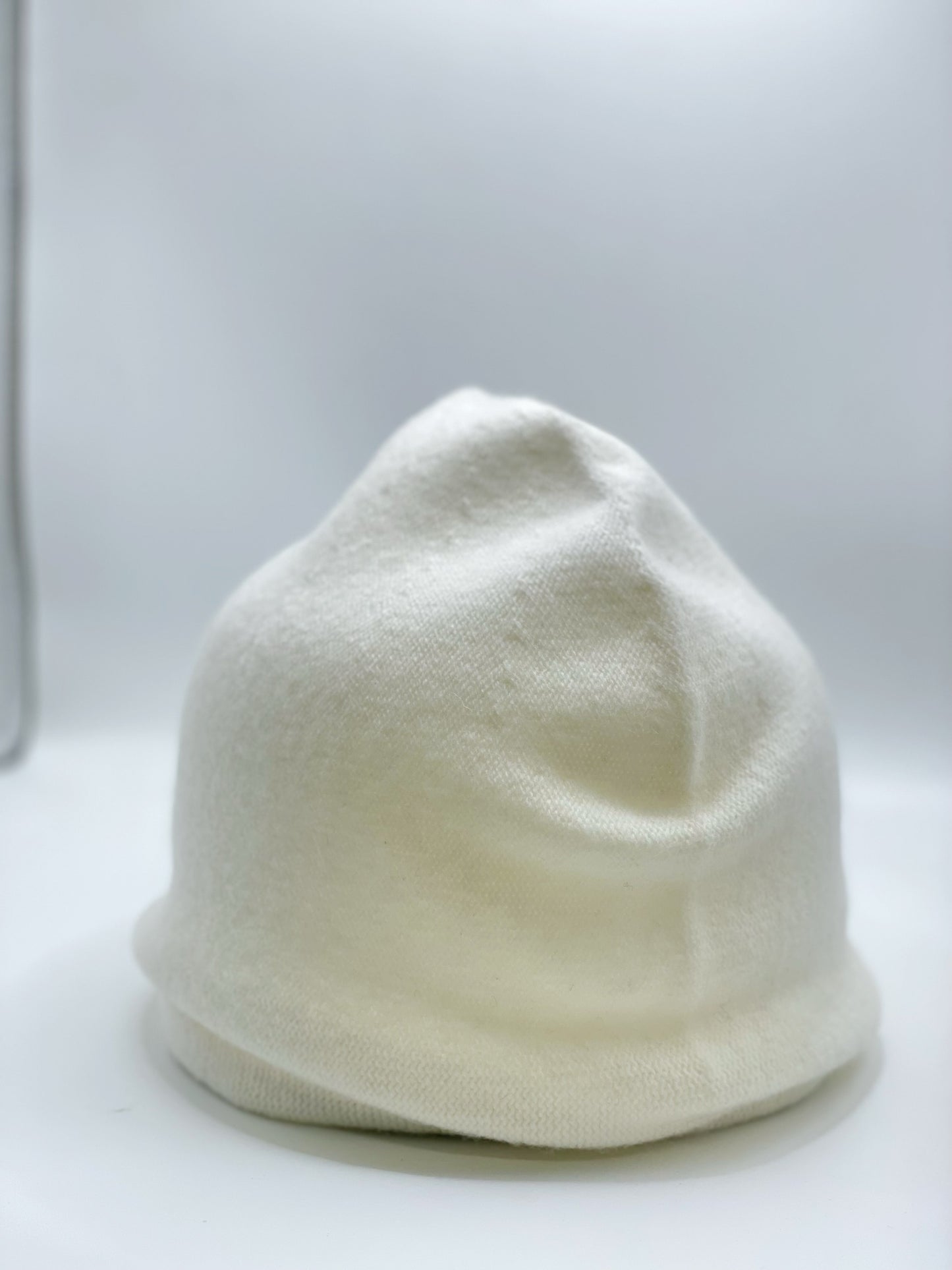 Gorro de punto Pandaize 100 % lana merino con elegante borde enrollado: gorro unisex de moda para otoño/invierno.