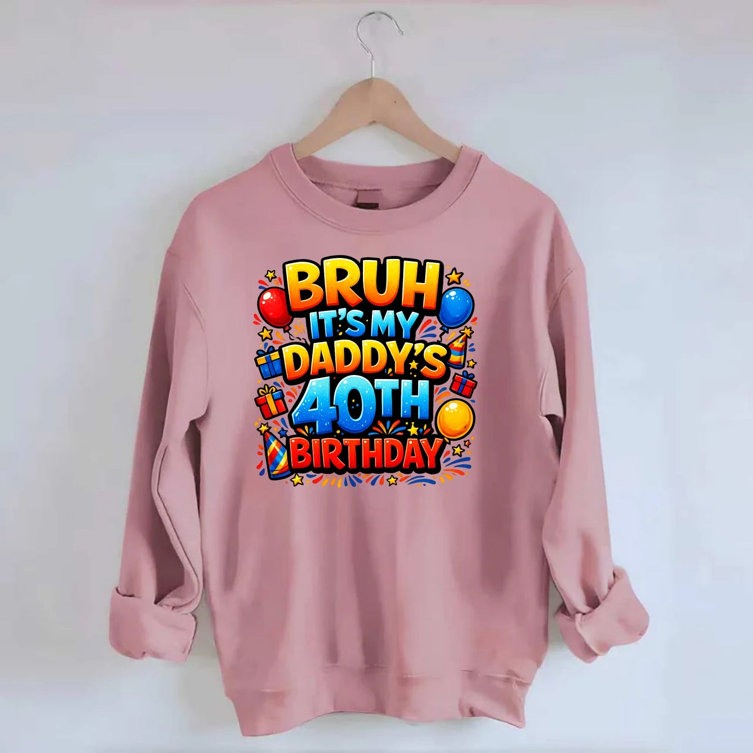 Daddy's 40th Birthday - Crewneck Sweatshirt