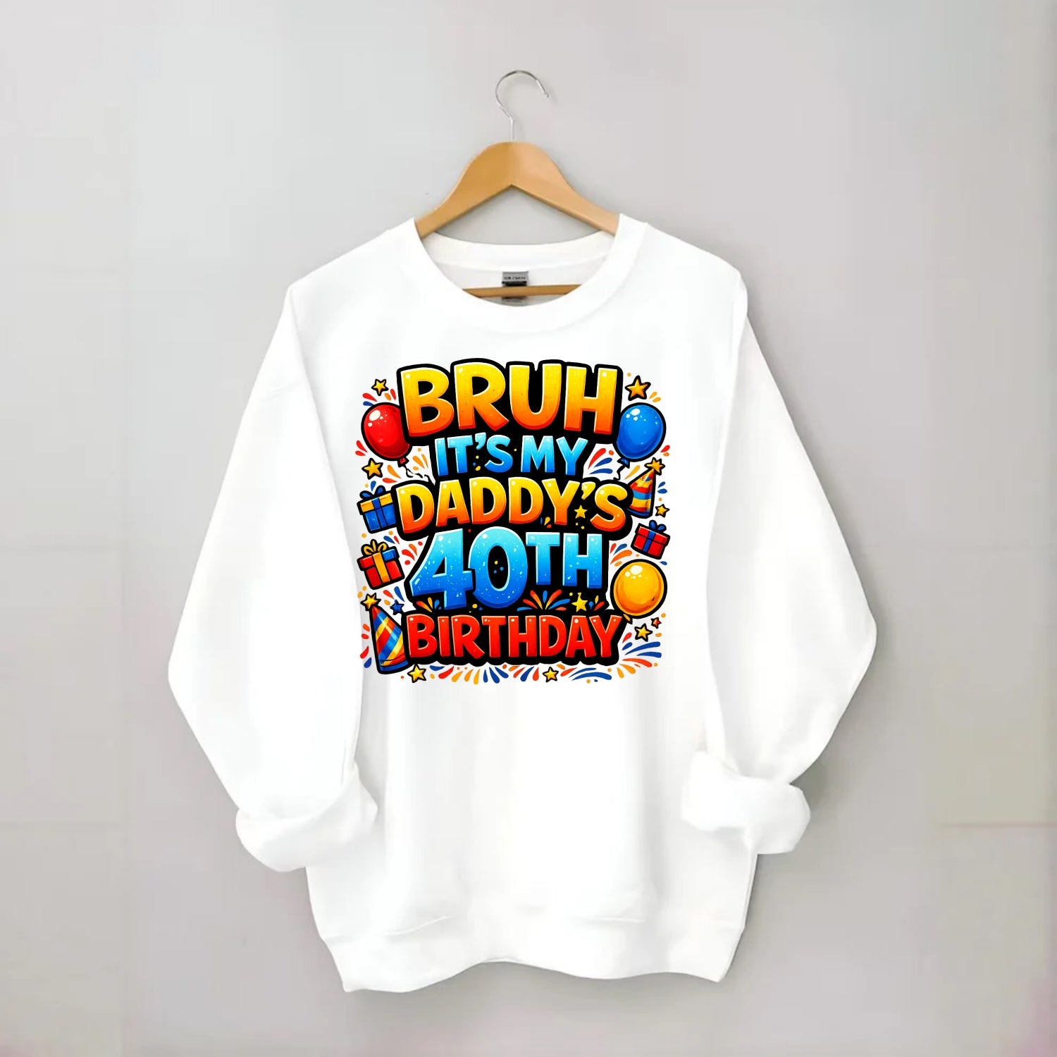 Daddy's 40th Birthday - Crewneck Sweatshirt