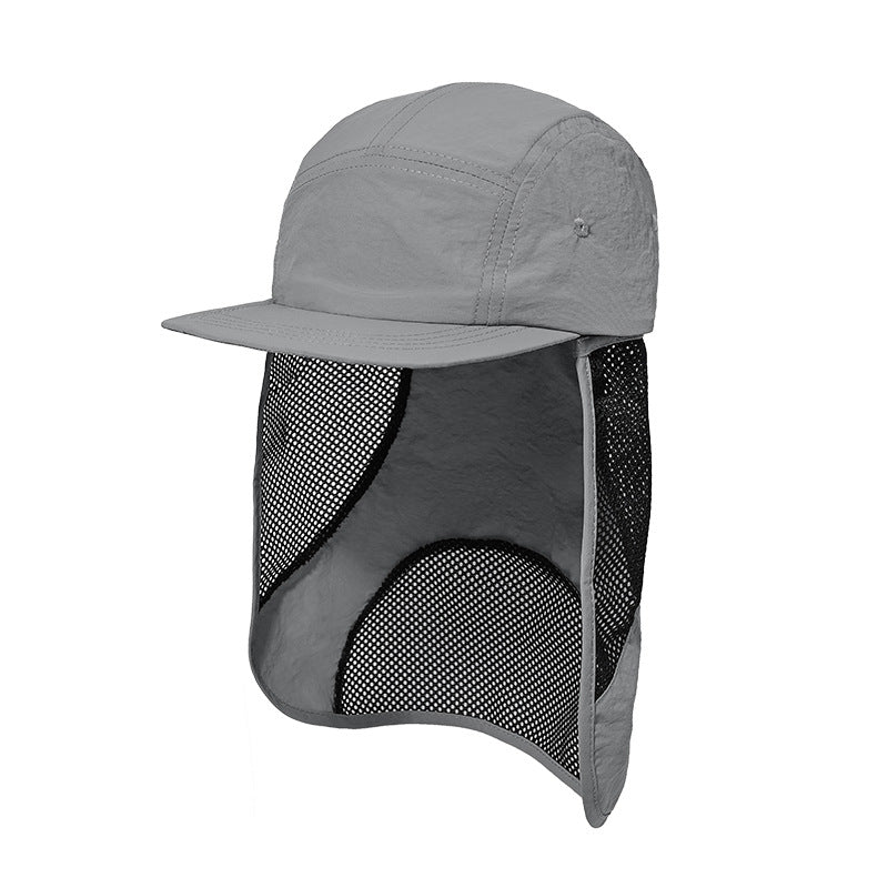 Detachable Brim Quick-Dry Waterproof Baseball Cap