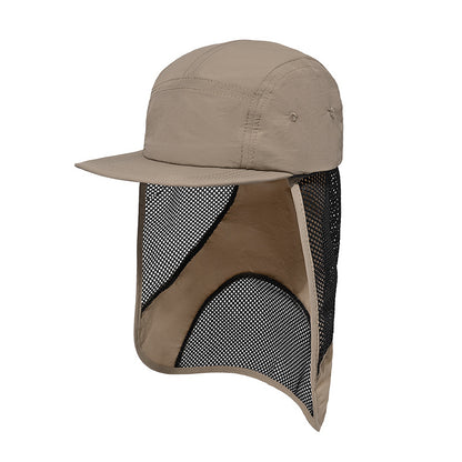Detachable Brim Quick-Dry Waterproof Baseball Cap