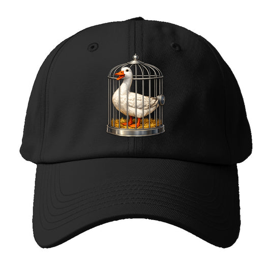 Duck In Cage - Baseball Cap