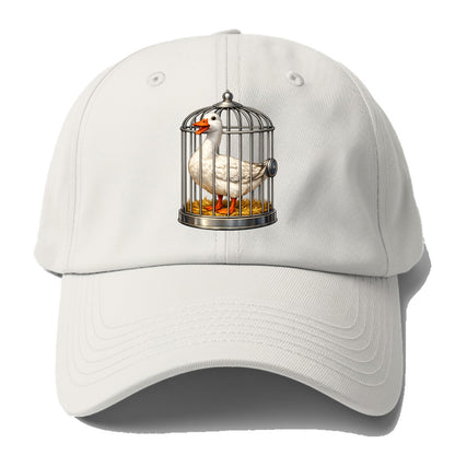 Duck In Cage - Baseball Cap