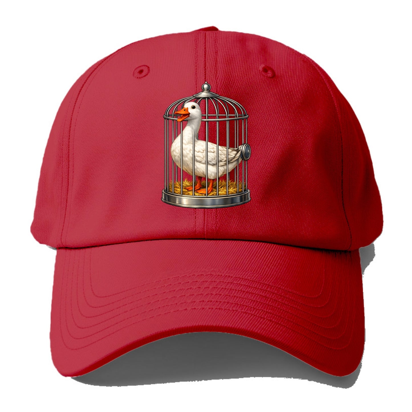 Duck In Cage - Baseball Cap