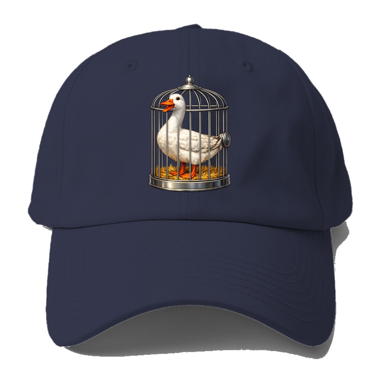 Duck In Cage - Baseball Cap