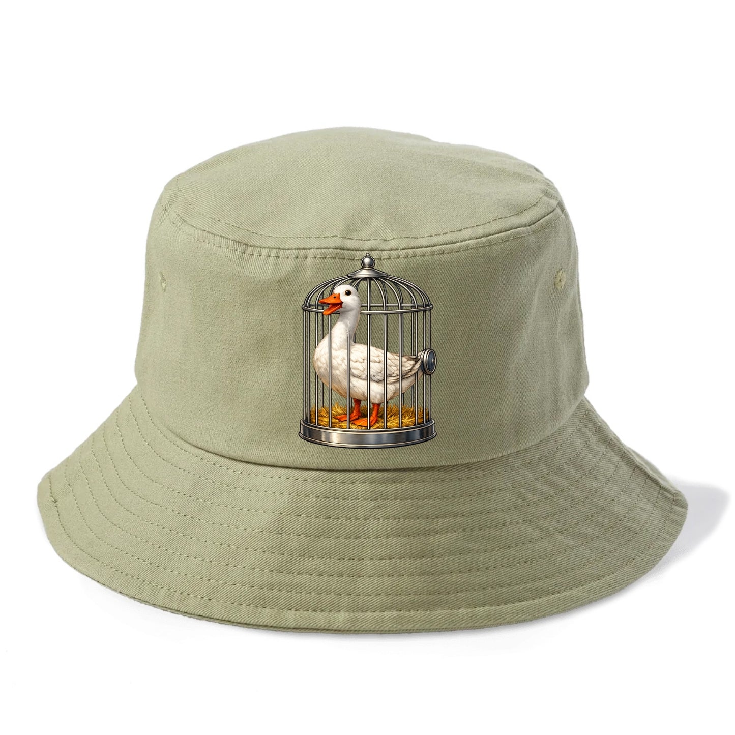 Duck In Cage - Bucket Hat