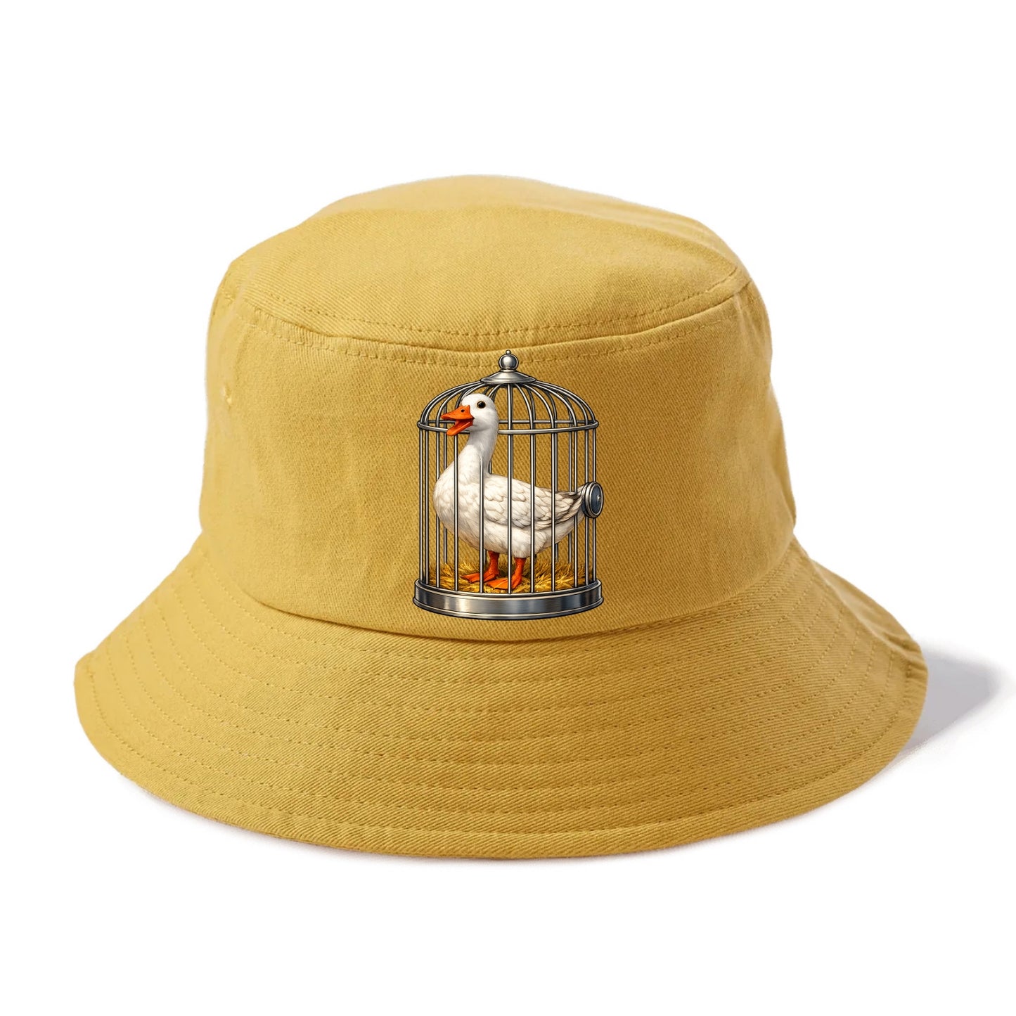 Duck In Cage - Bucket Hat