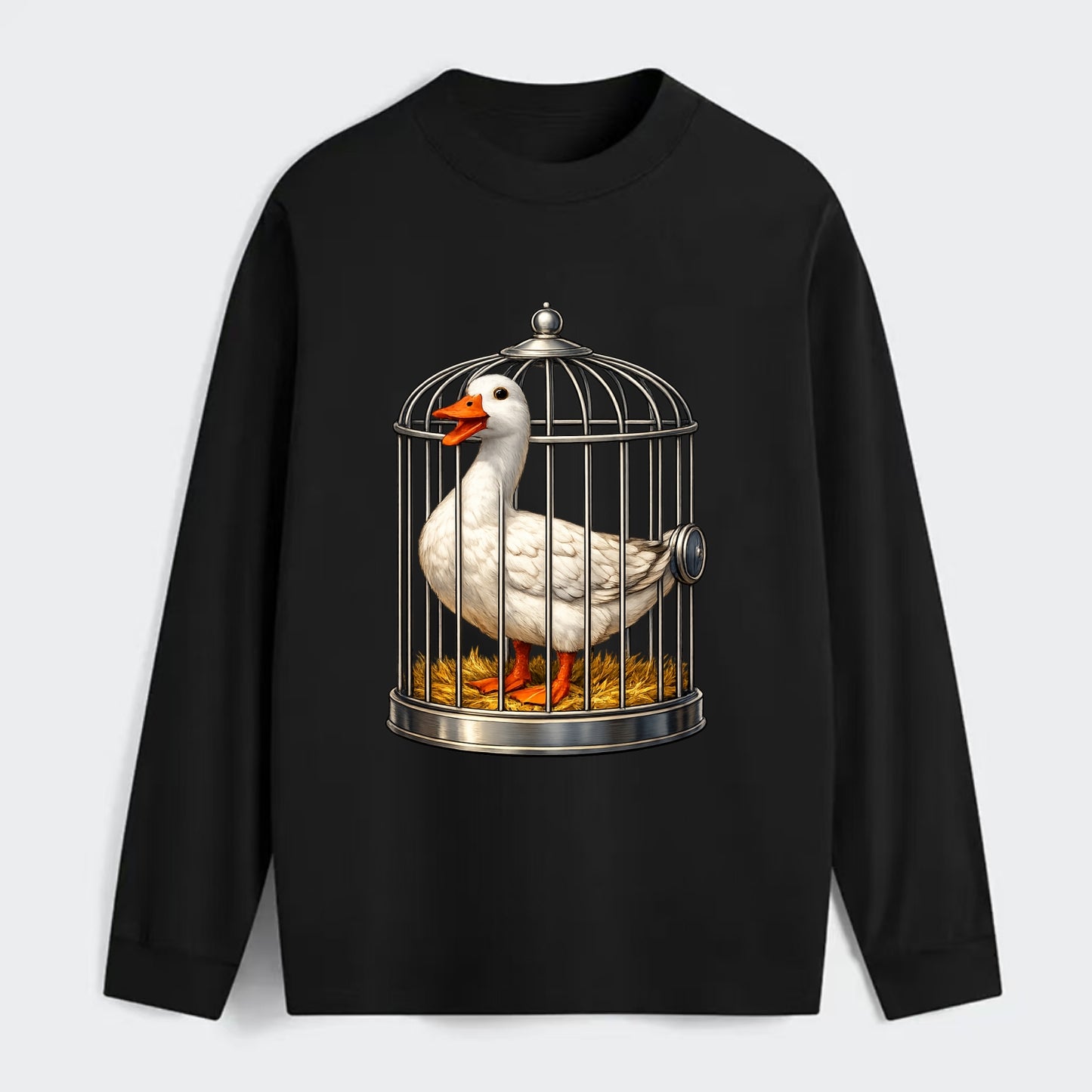 Duck In Cage - Classic Long Sleeve Shirt