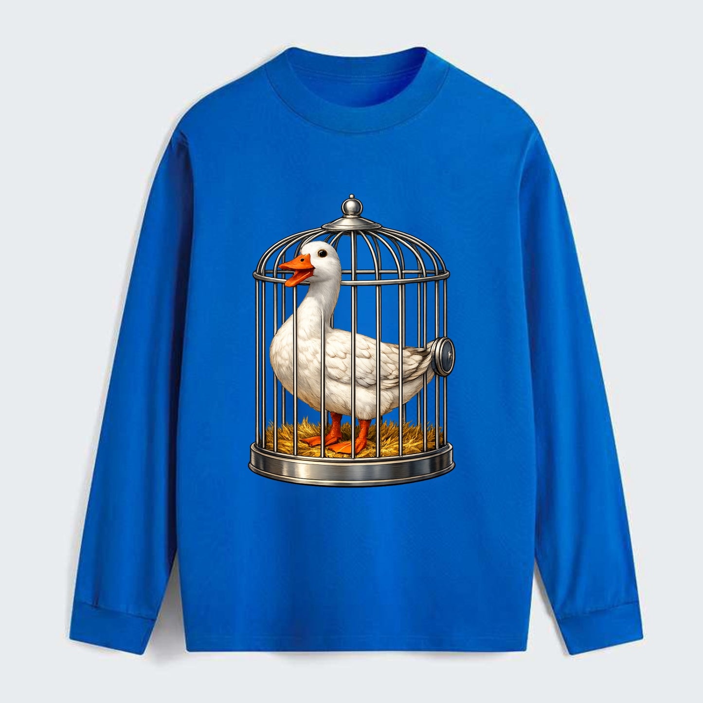 Duck In Cage - Classic Long Sleeve Shirt