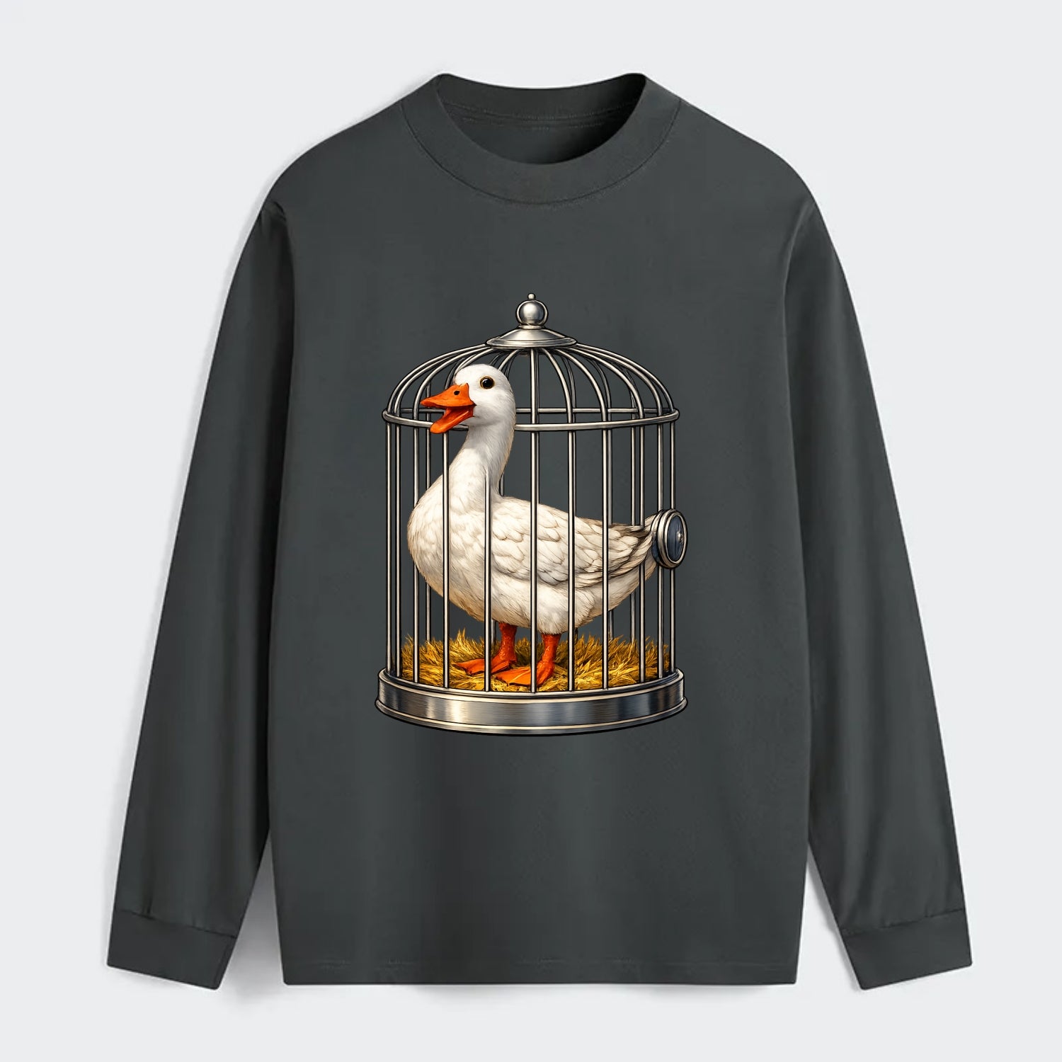 Duck In Cage - Classic Long Sleeve Shirt