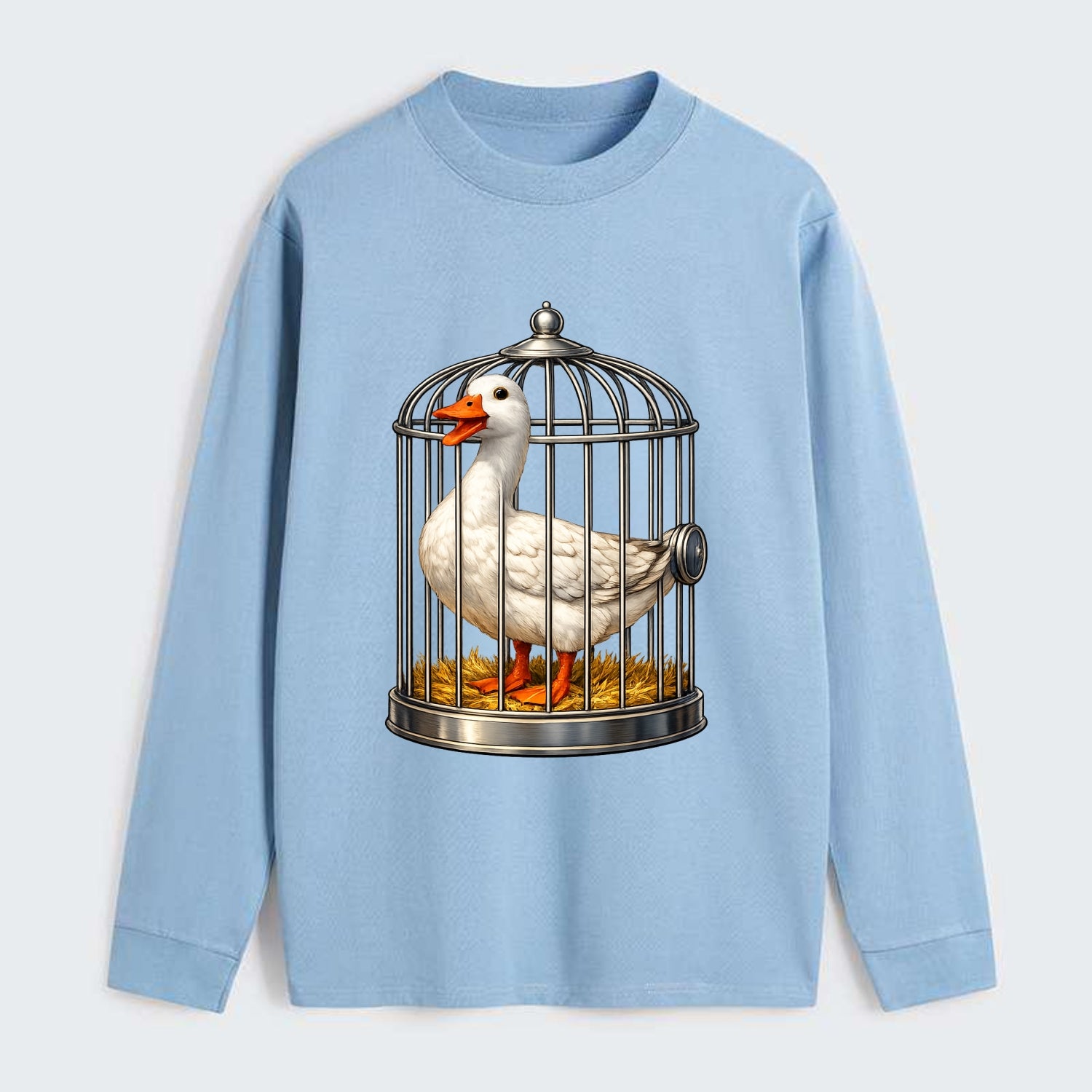 Duck In Cage - Classic Long Sleeve Shirt