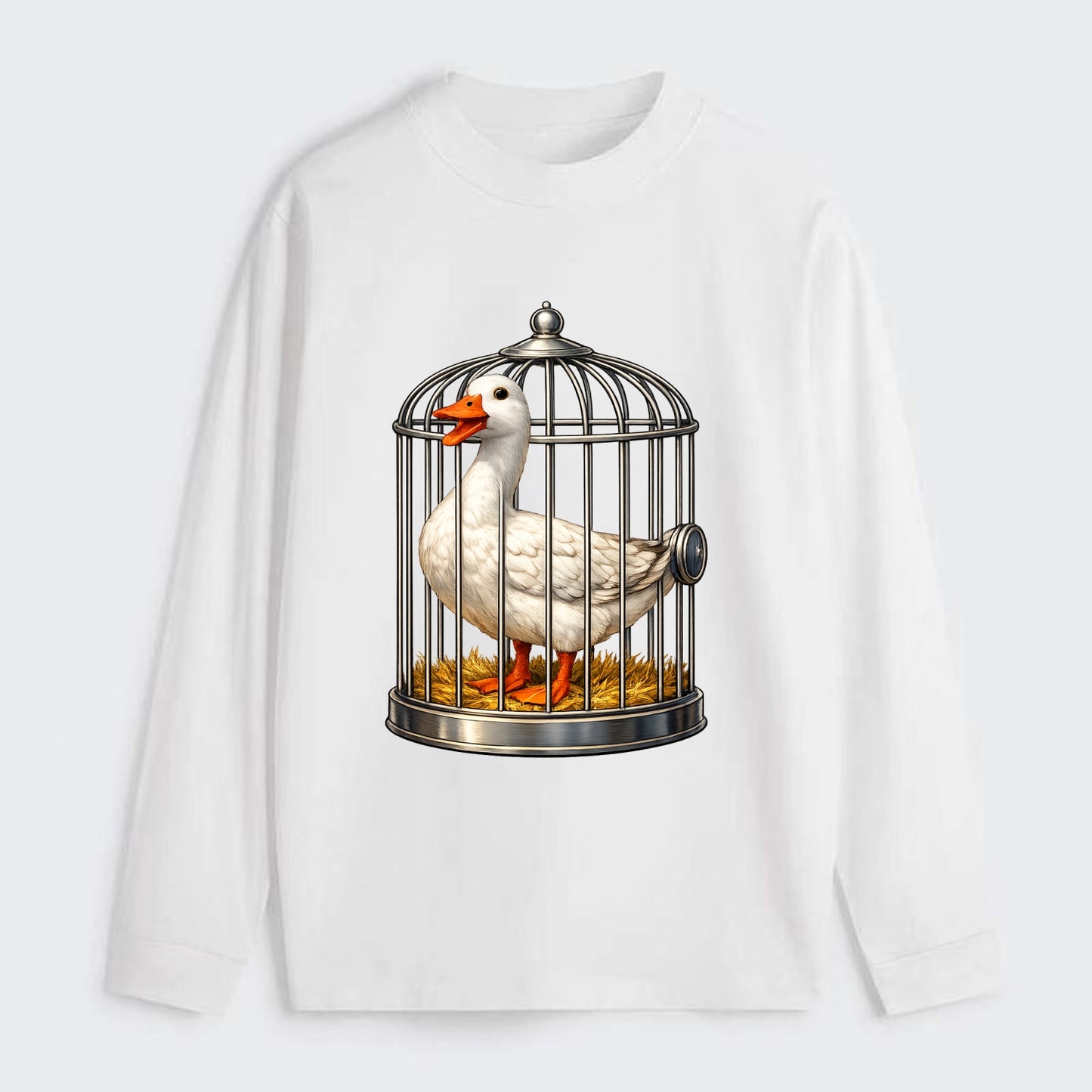 Duck In Cage - Classic Long Sleeve Shirt