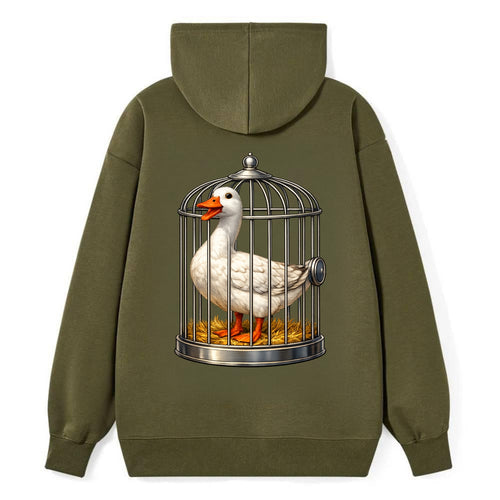 Duck In Cage - Classic Pullover Hoodie