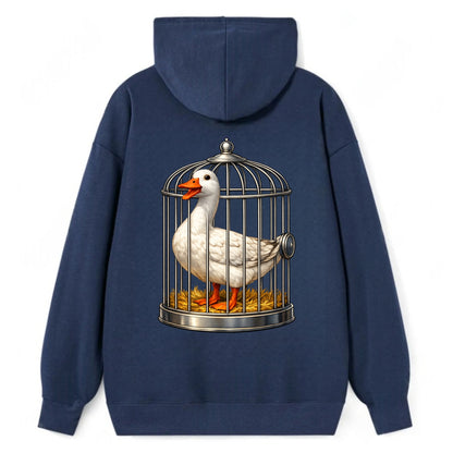 Duck In Cage - Classic Pullover Hoodie