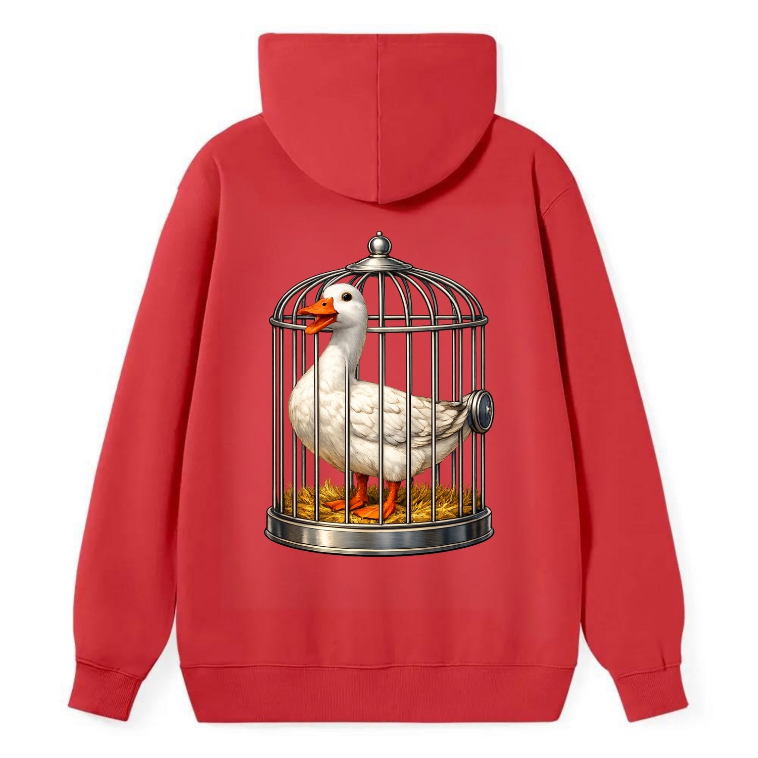 Duck In Cage - Classic Pullover Hoodie