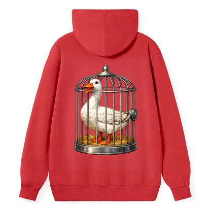 Duck In Cage - Classic Pullover Hoodie