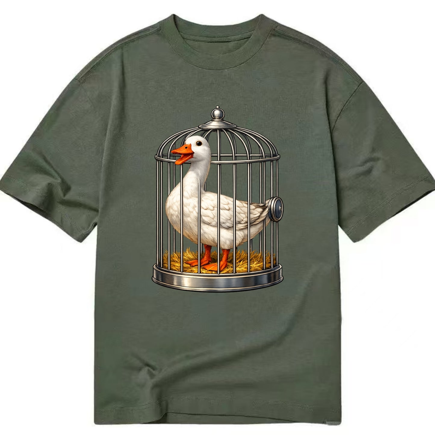 Duck In Cage - Classic T-shirt