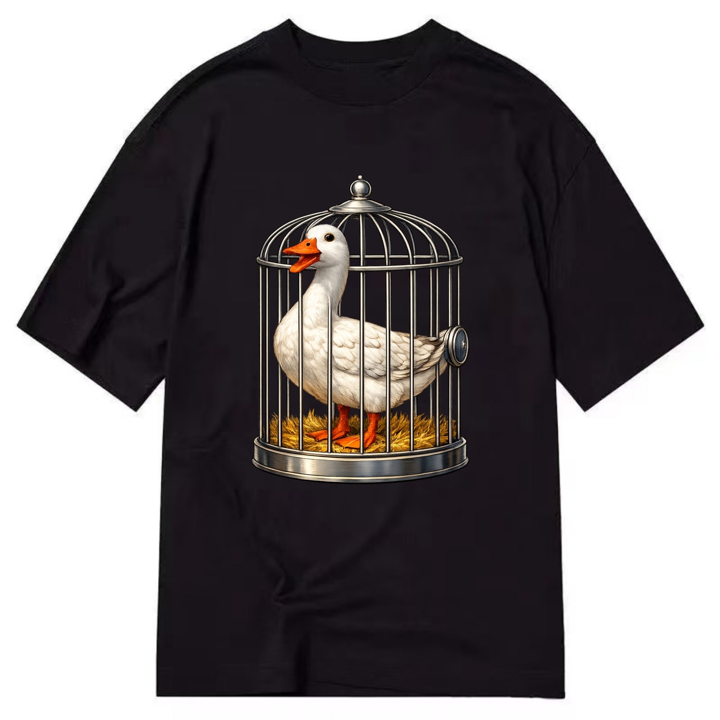 Duck In Cage - Classic T-shirt