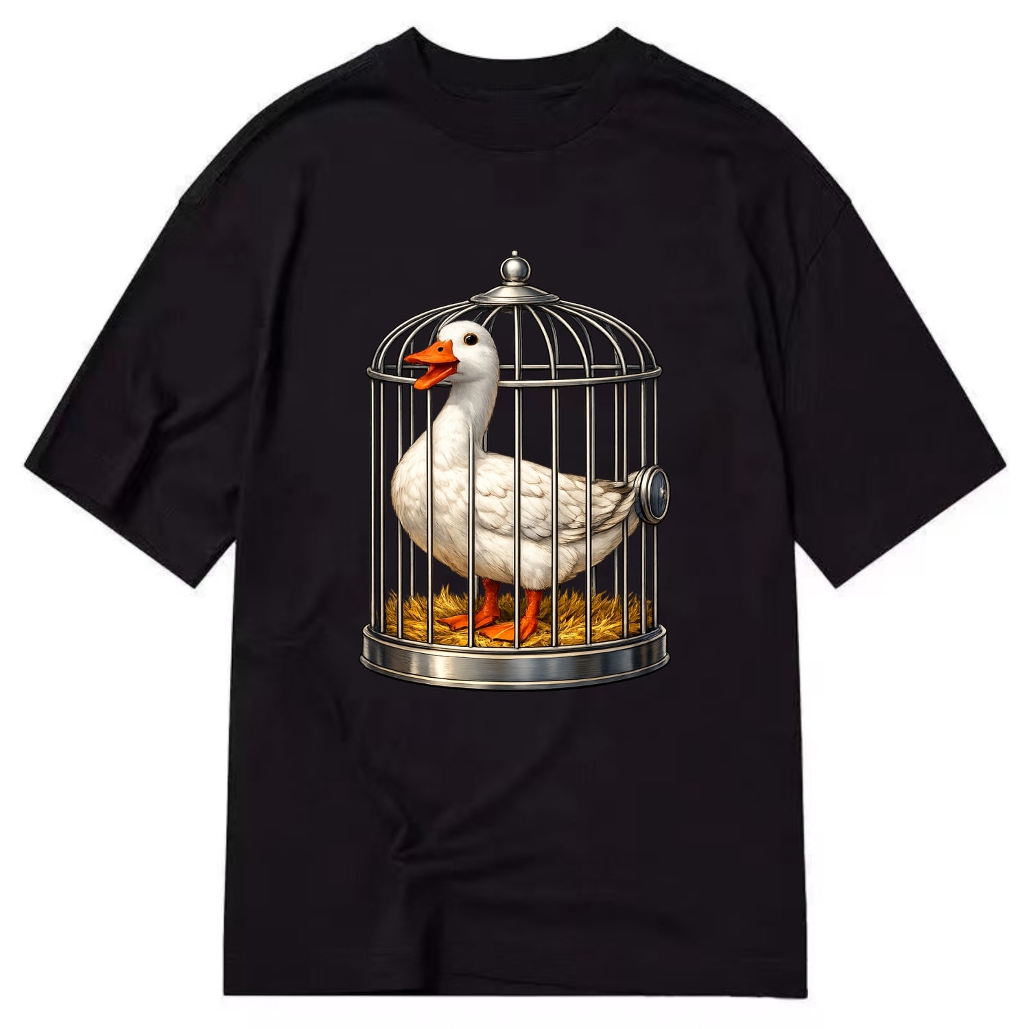 Duck In Cage - Classic T-shirt