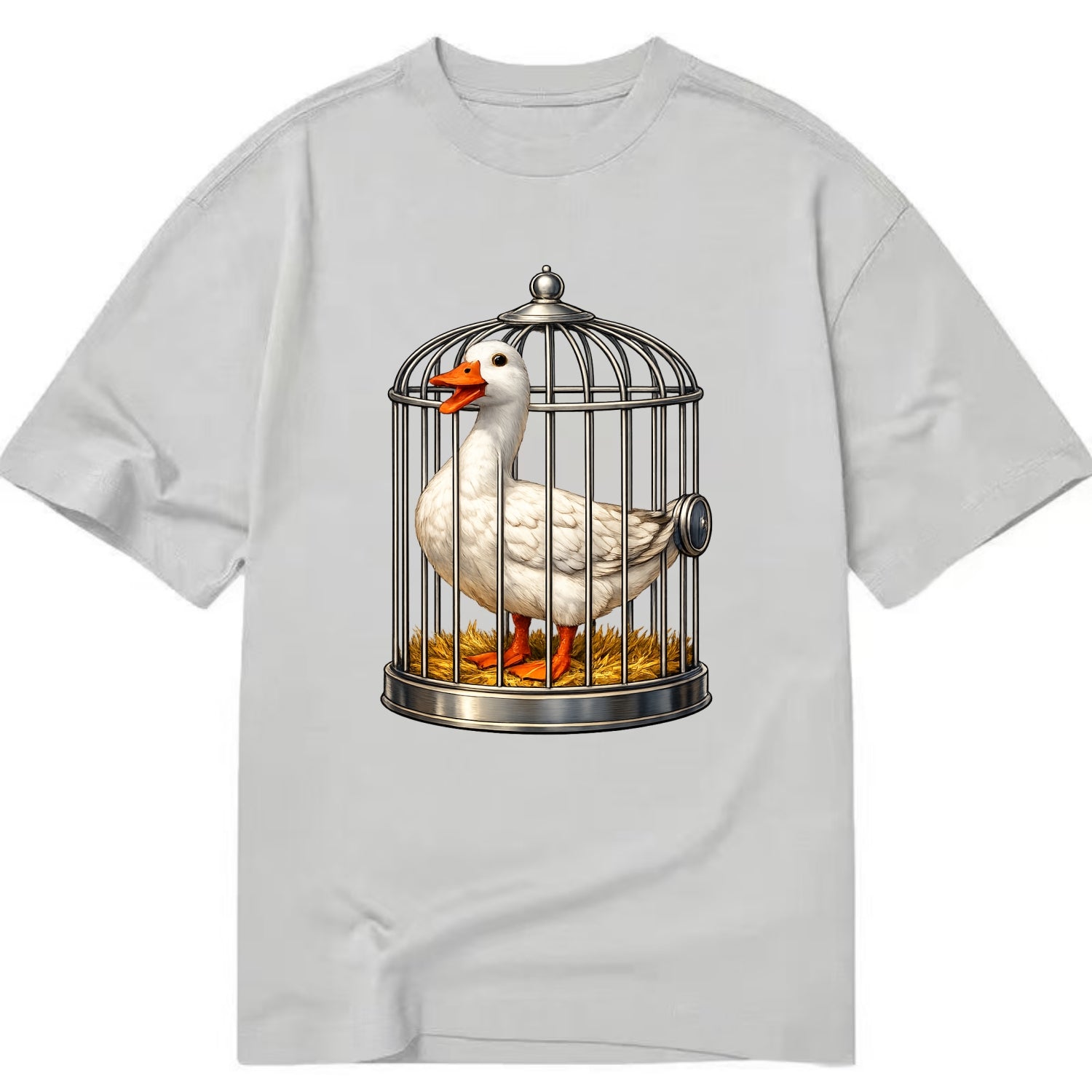 Duck In Cage - Classic T-shirt