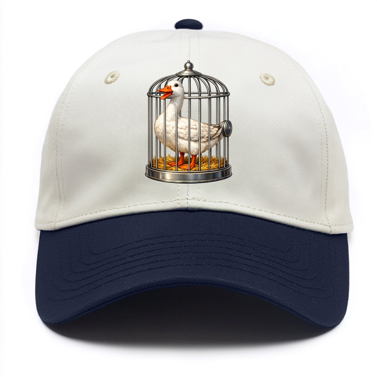 Duck In Cage - Two Tone Cap