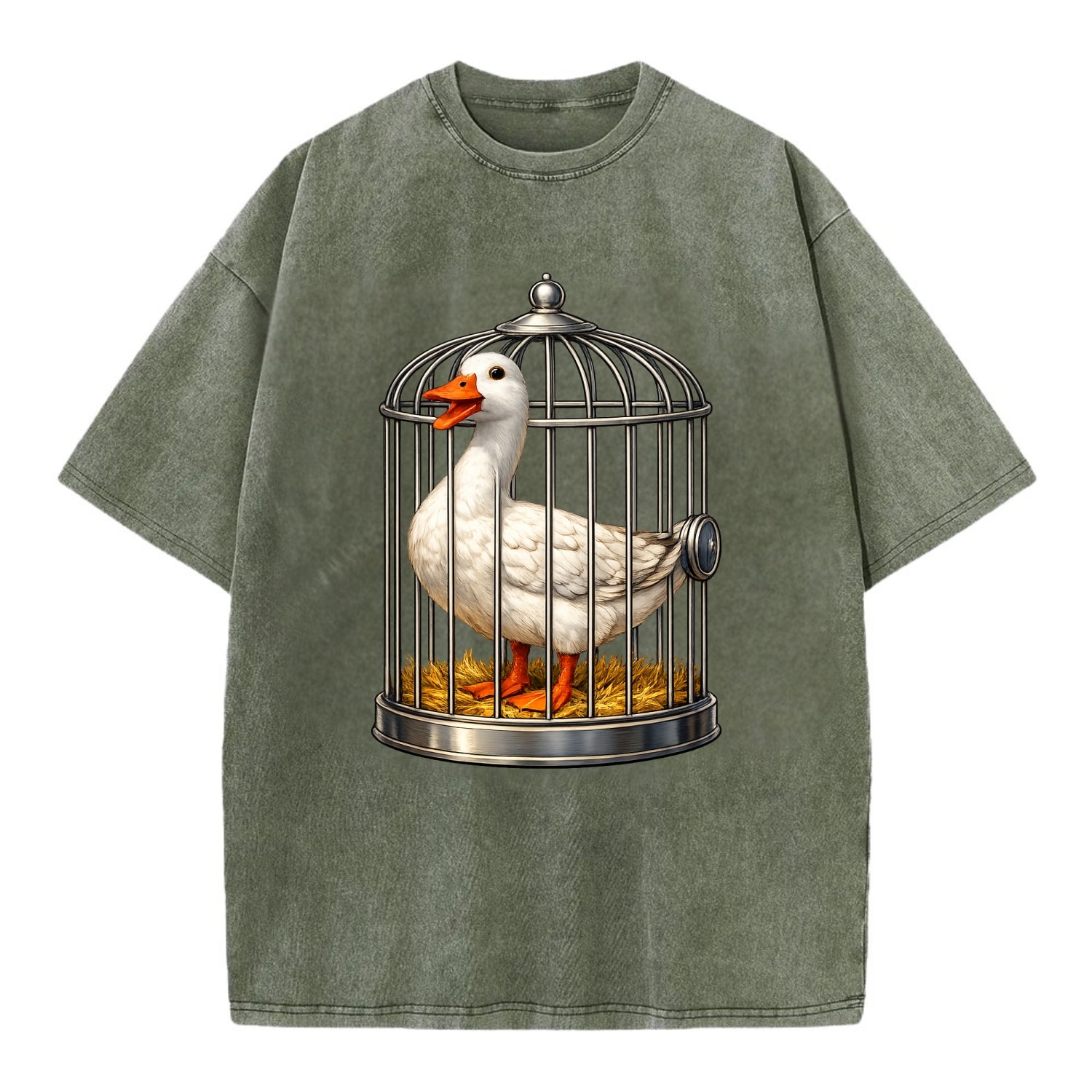 Duck In Cage - Vintage T-shirt