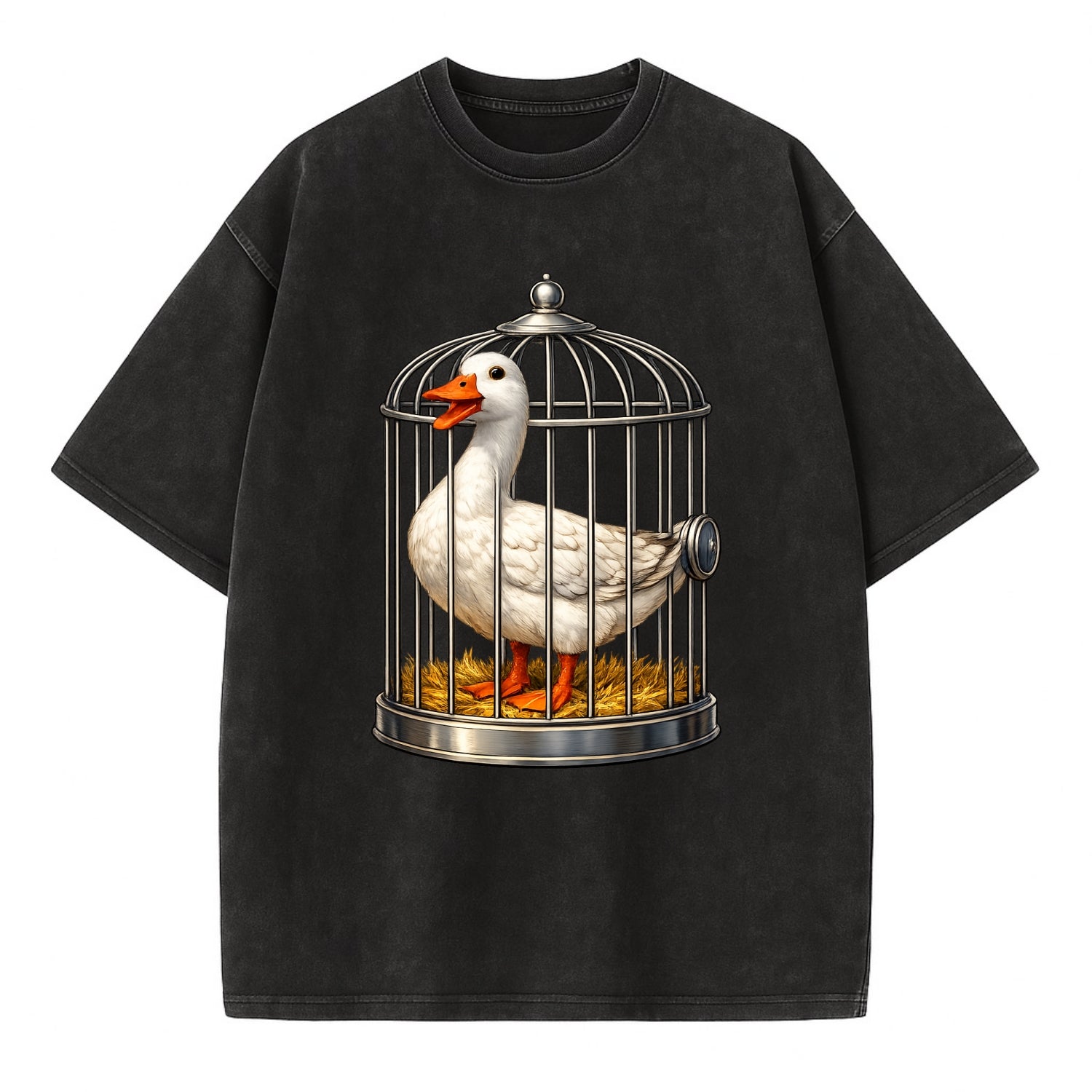 Duck In Cage - Vintage T-shirt