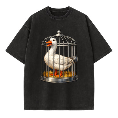 Duck In Cage - Vintage T-shirt
