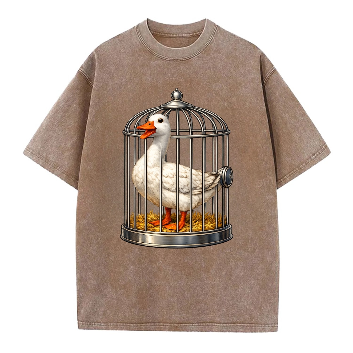 Duck In Cage - Vintage T-shirt