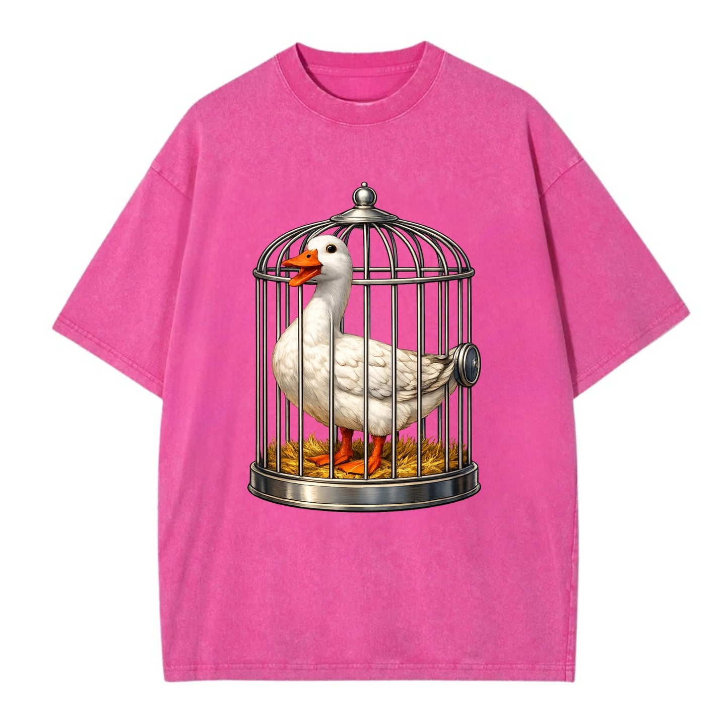 Duck In Cage - Vintage T-shirt