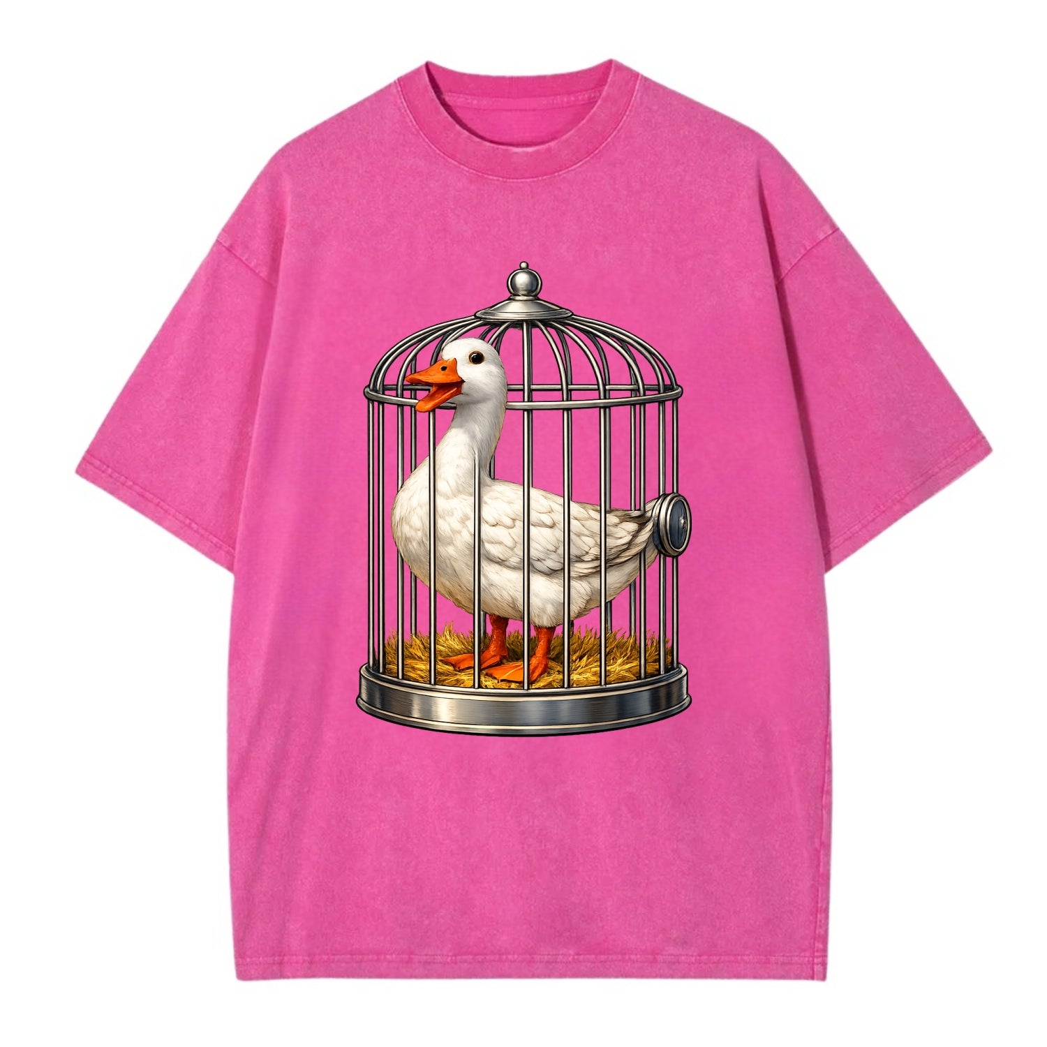 Duck In Cage - Vintage T-shirt