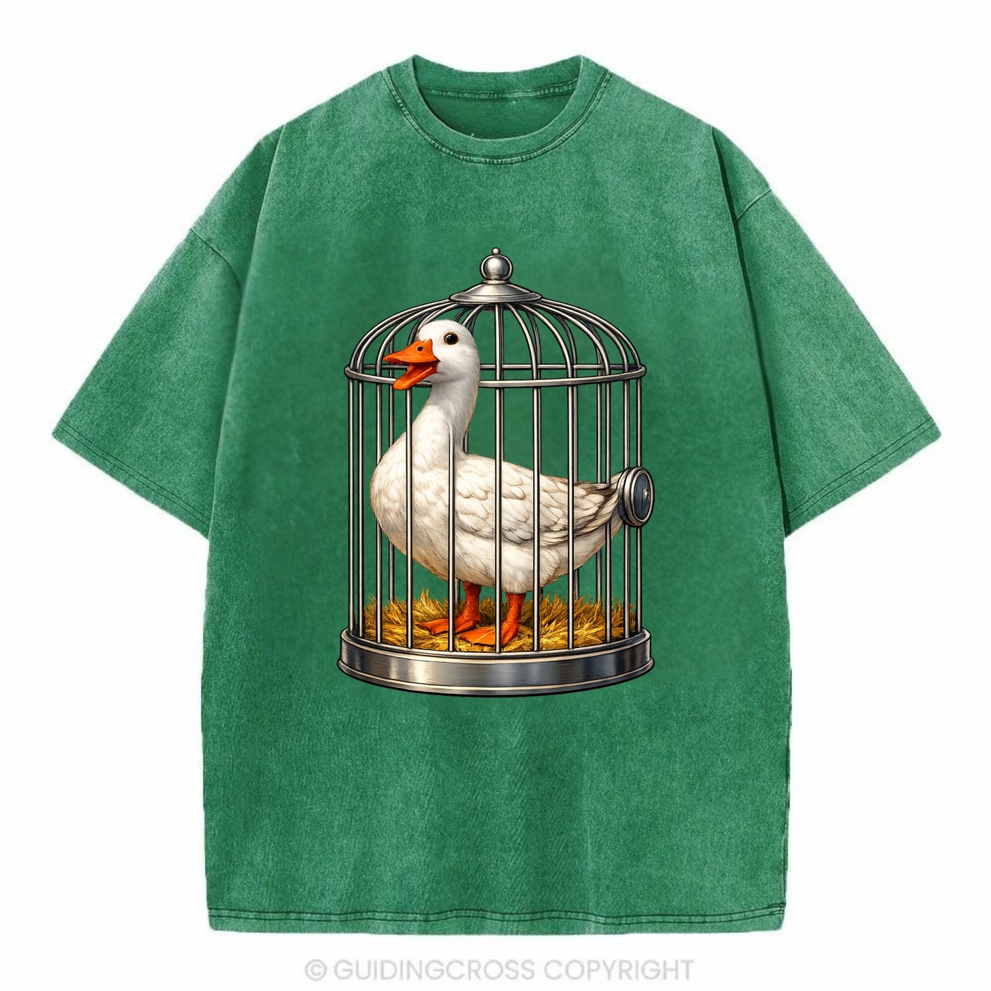 Duck In Cage - Vintage T-shirt