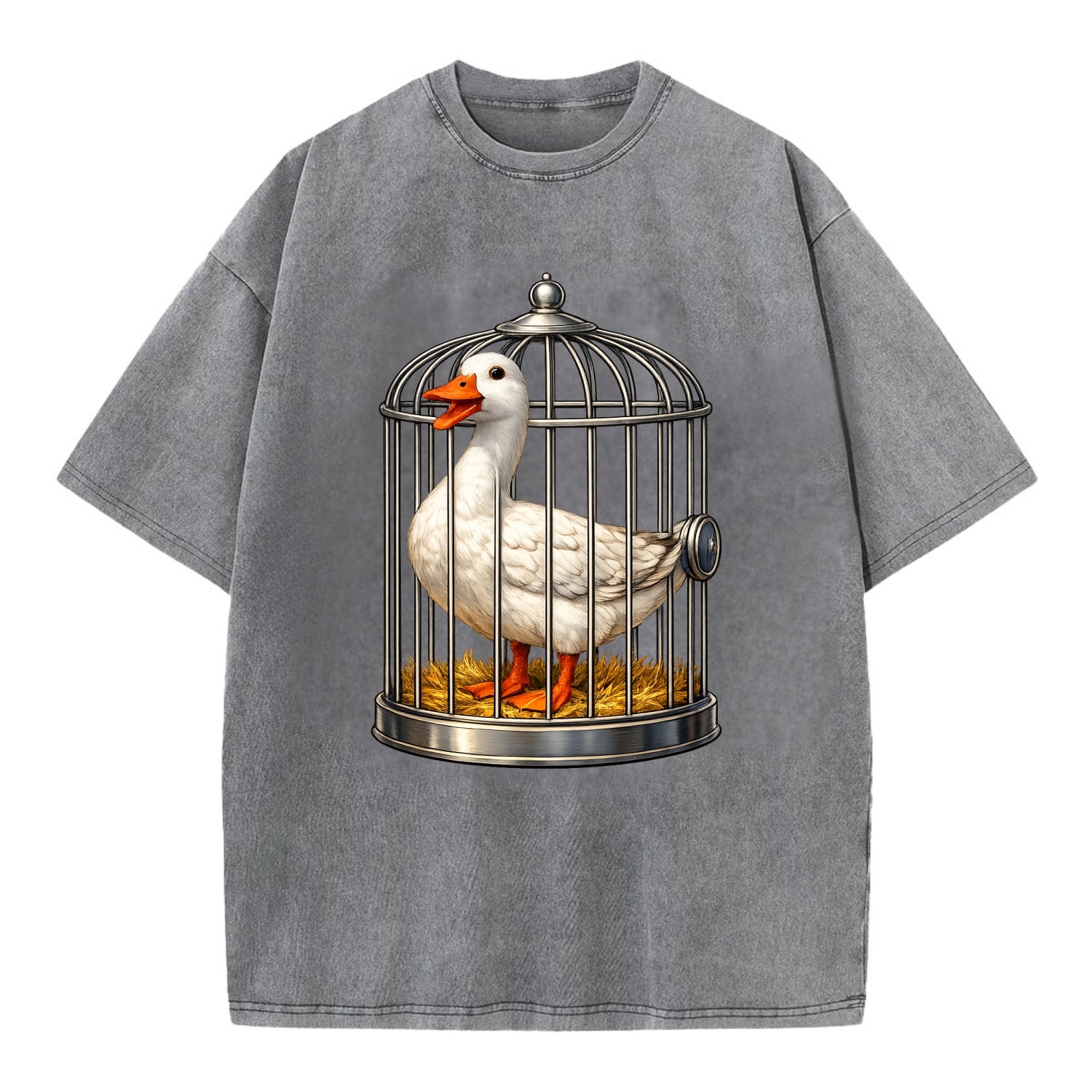 Duck In Cage - Vintage T-shirt