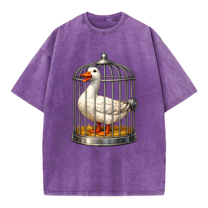 Duck In Cage - Vintage T-shirt