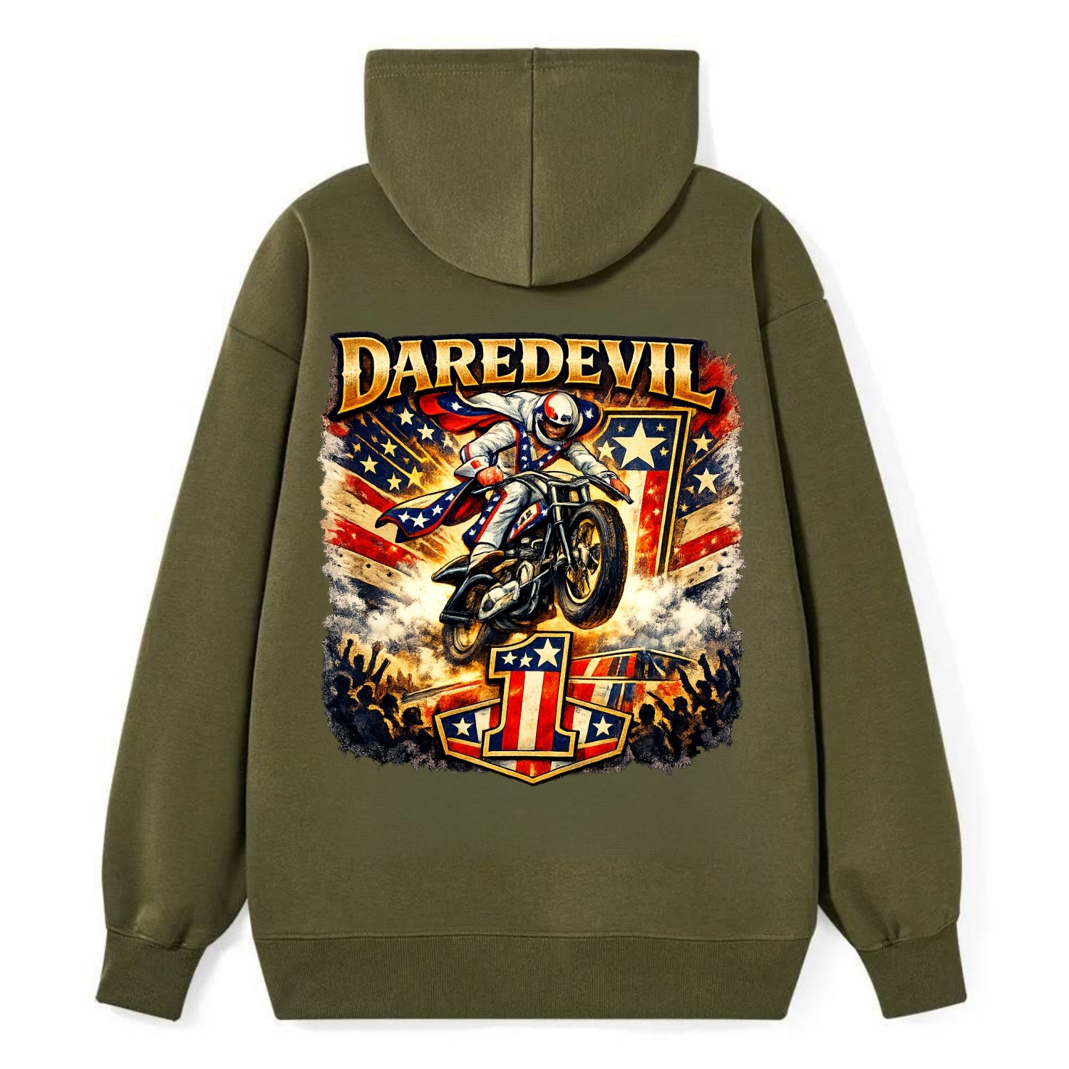 Daredevil Stunt Rider - Classic Pullover Hoodie