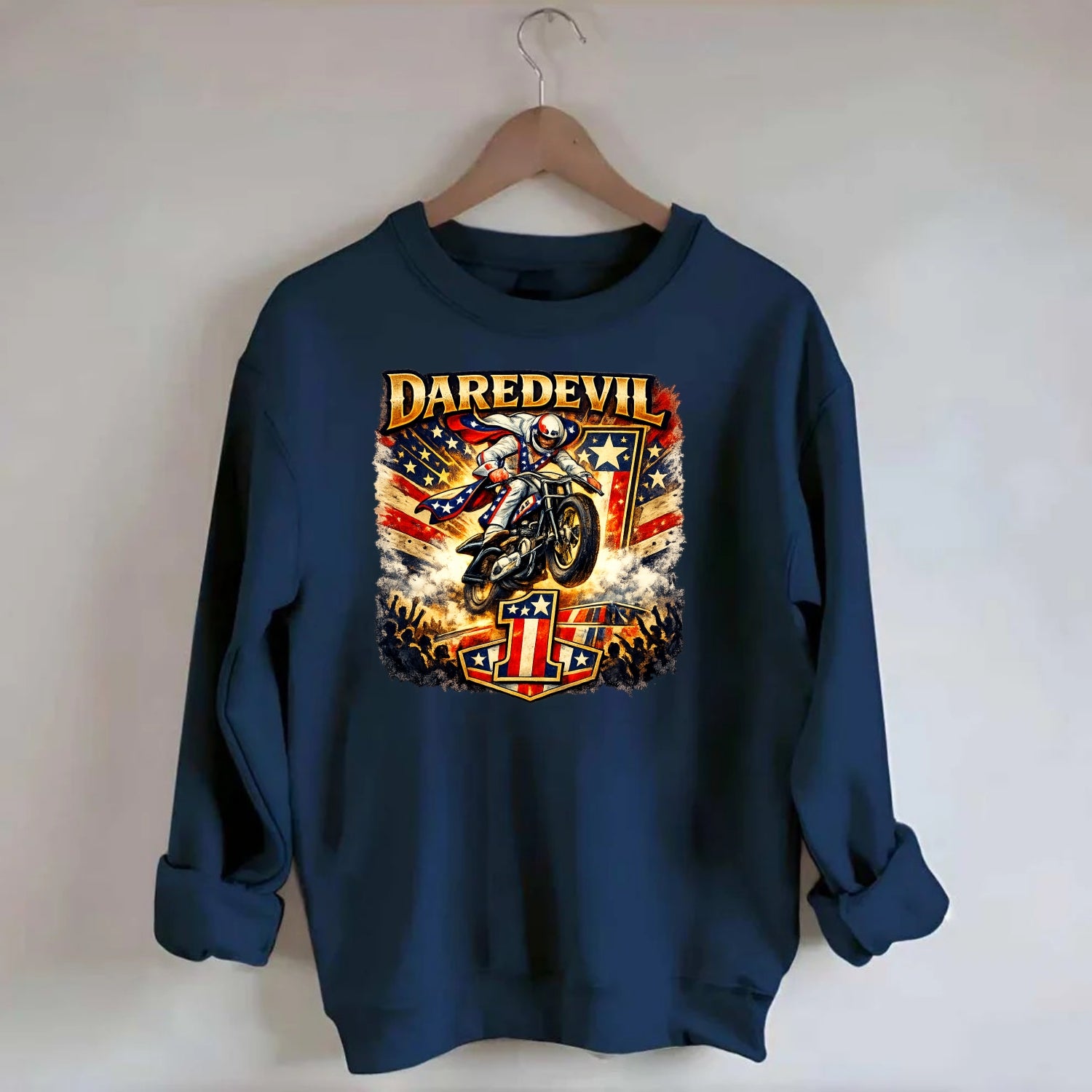 Daredevil Stunt Rider - Crewneck Sweatshirt