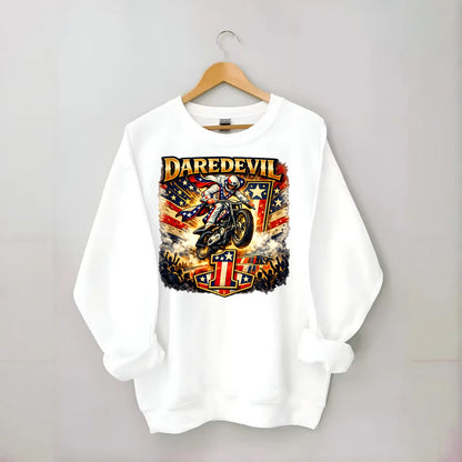 Daredevil Stunt Rider - Crewneck Sweatshirt