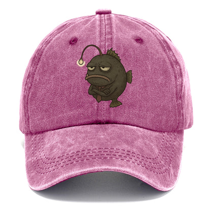 THE ANGLERFISH LURES DISAPPOINTMENT | Dark gray anglerfish with dim light - Classic Cap - Dusty Rose(Rose)