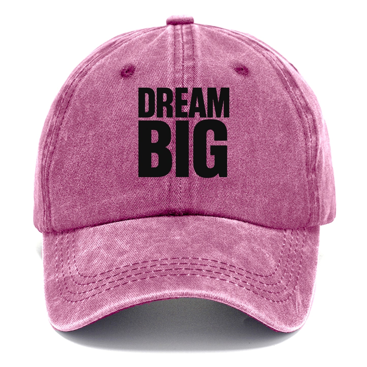 Bold typography design - "DREAM BIG" - ambitious goals, no limits - Classic Cap - Dusty Rose(Rose)
