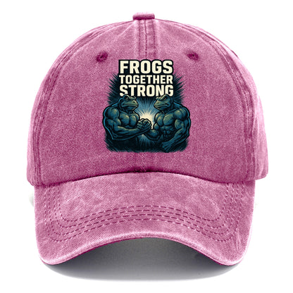 Frogs Together Strong 4 - Classic Cap - Dusty Rose(Rose)