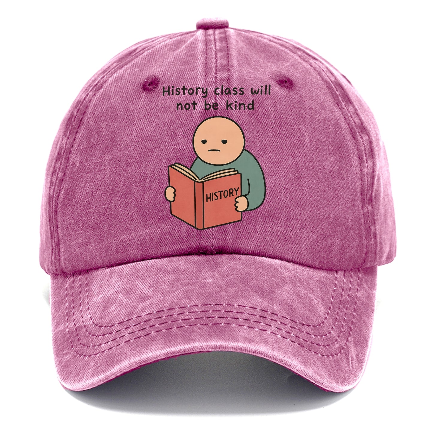 Future history book with cringe - "History class will not be kind" - Classic Cap - Dusty Rose(Rose)