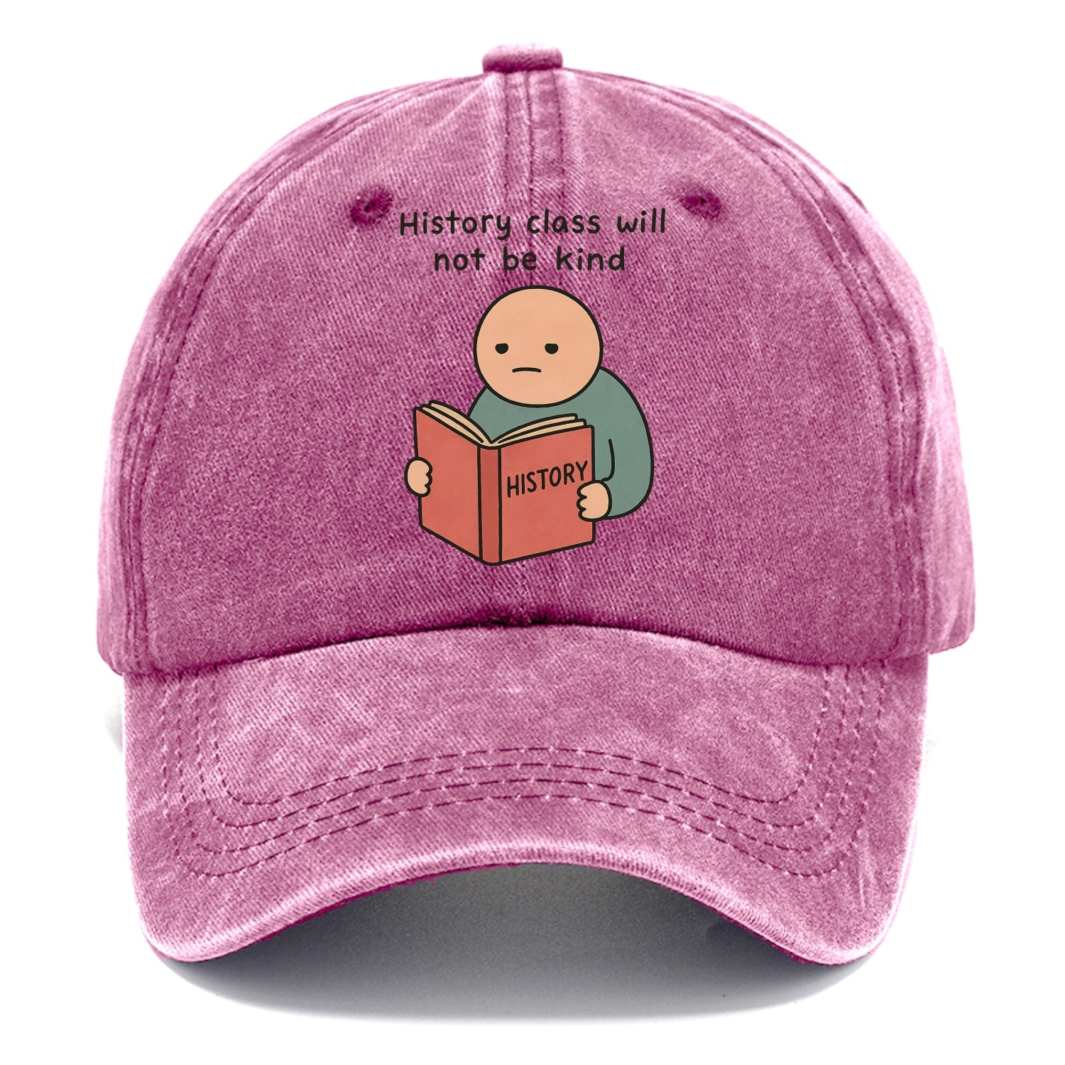 Future history book with cringe - "History class will not be kind" - Classic Cap - Dusty Rose(Rose)