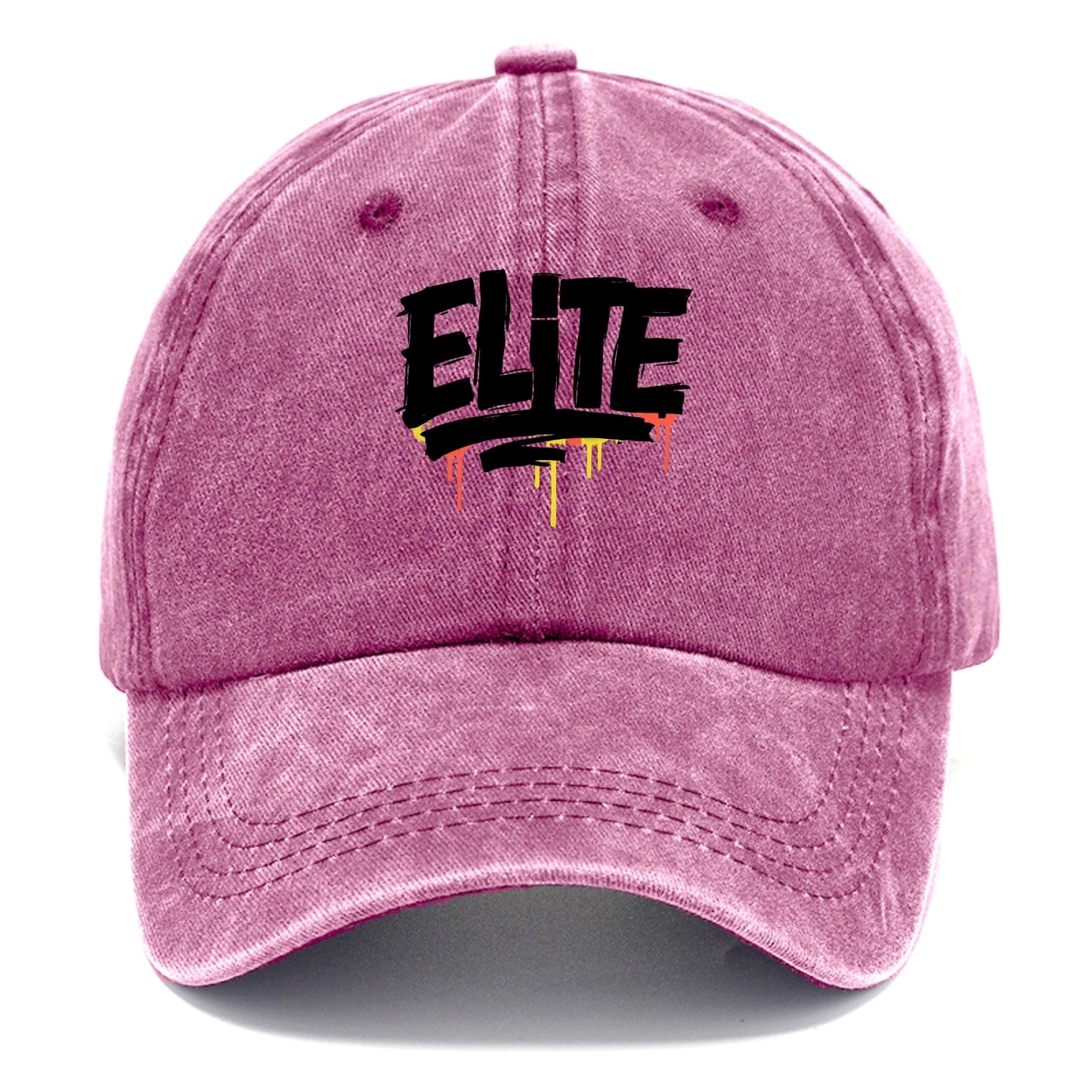 Bold typography design - "ELITE" - top tier, highest level - Classic Cap - Dusty Rose(Rose)