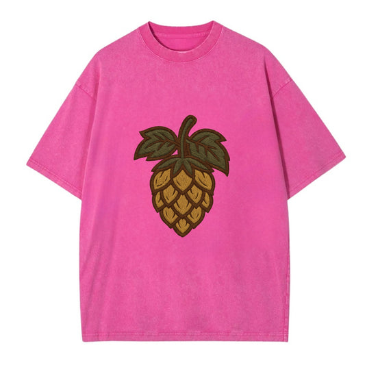 Hop Cone  - Vintage T-shirt - Dusty Rose(Rose)