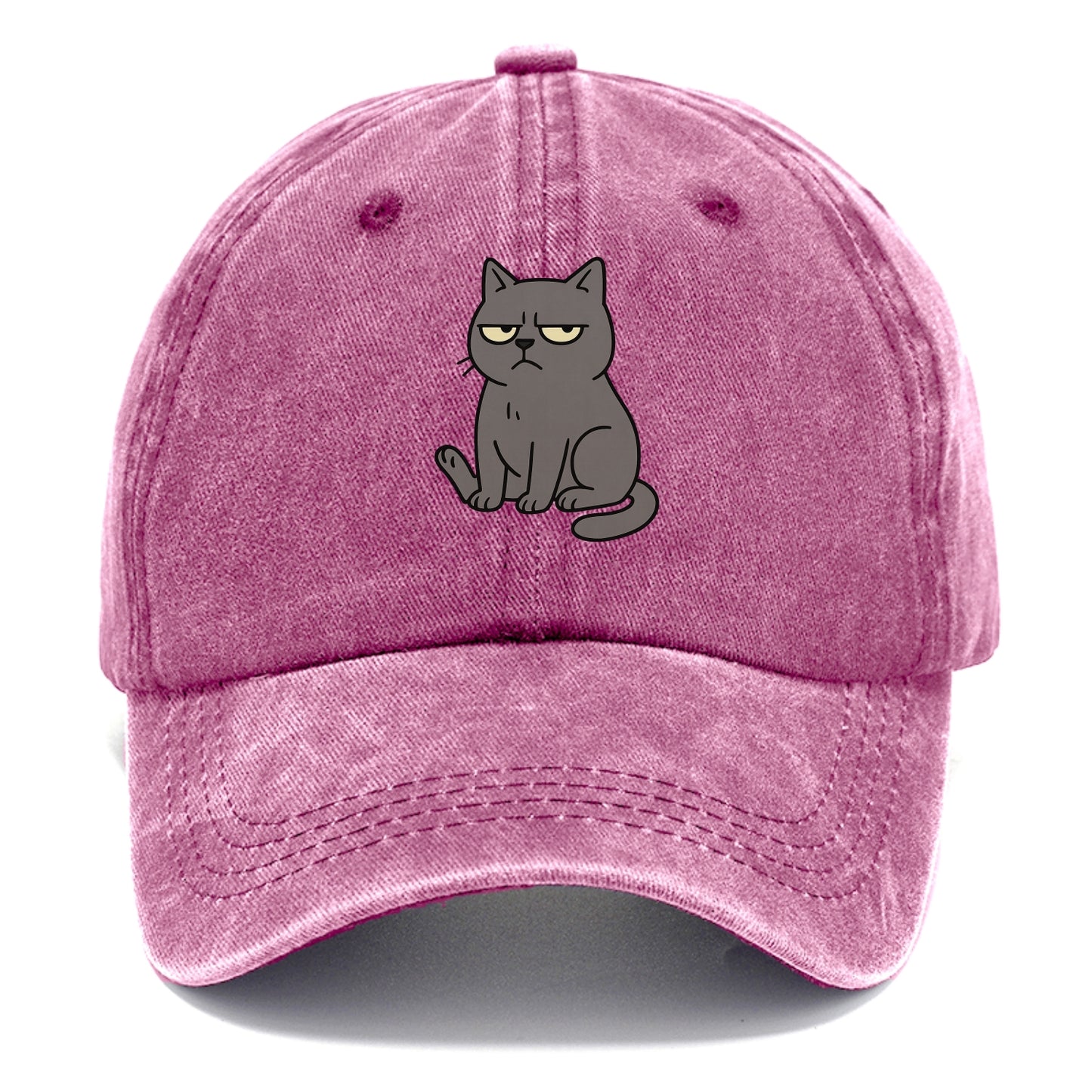 The Cat Judging Silently - Classic Cap - Dusty Rose(Rose)