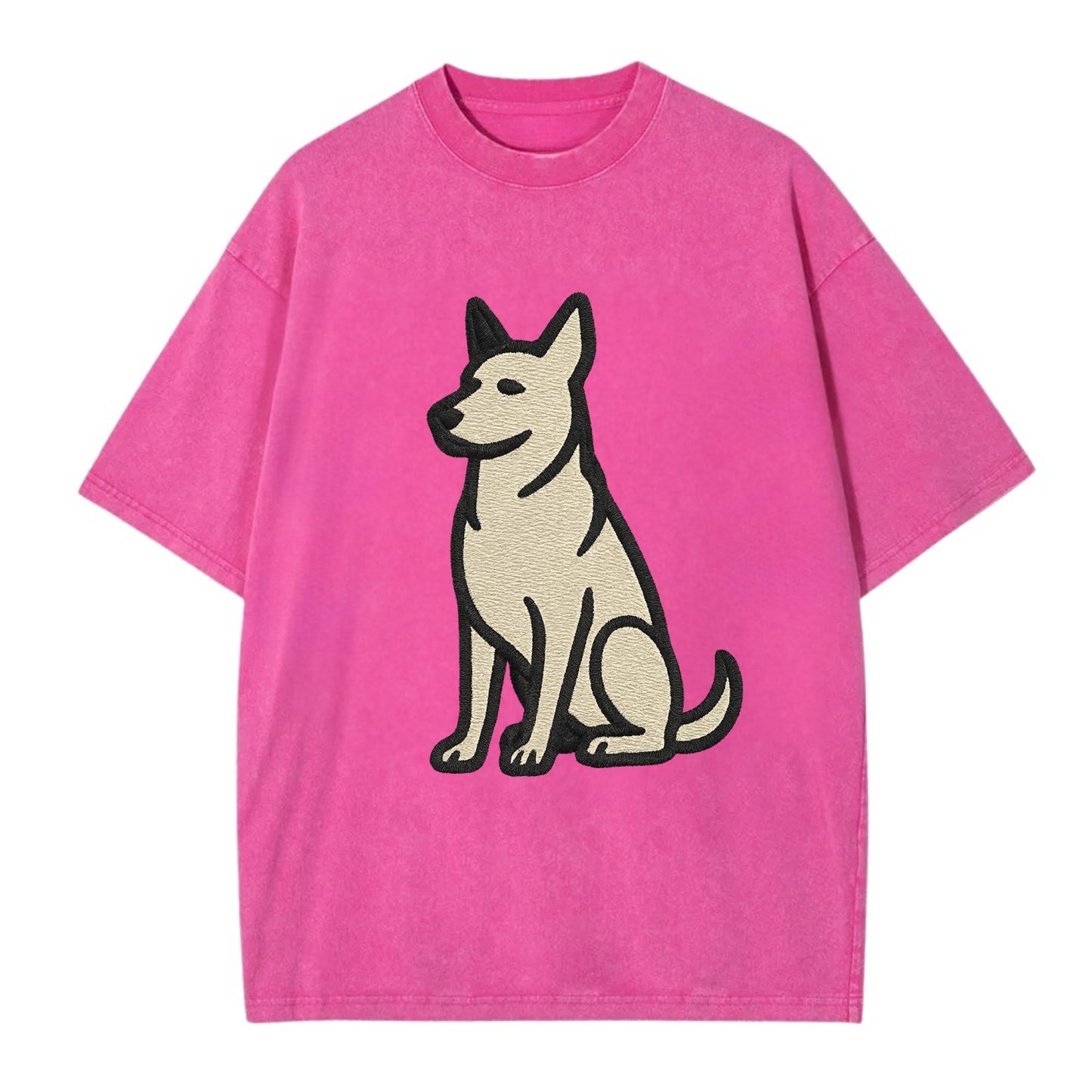 German Sheprador - German Shepherd Lab m Vintage T-shirt - Dusty Rose(Rose)